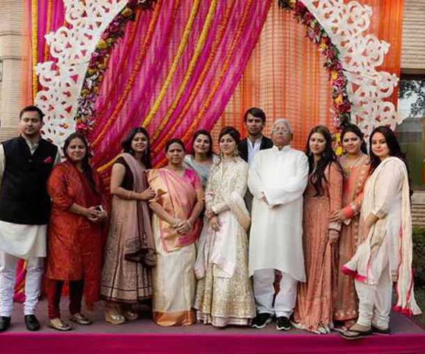 marriage of lalu son