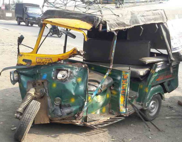 समस्तीपुर में तेज रफ़्तार से आ रही ट्रक ने ऑटो में मारी टक्कर,5 की मौत