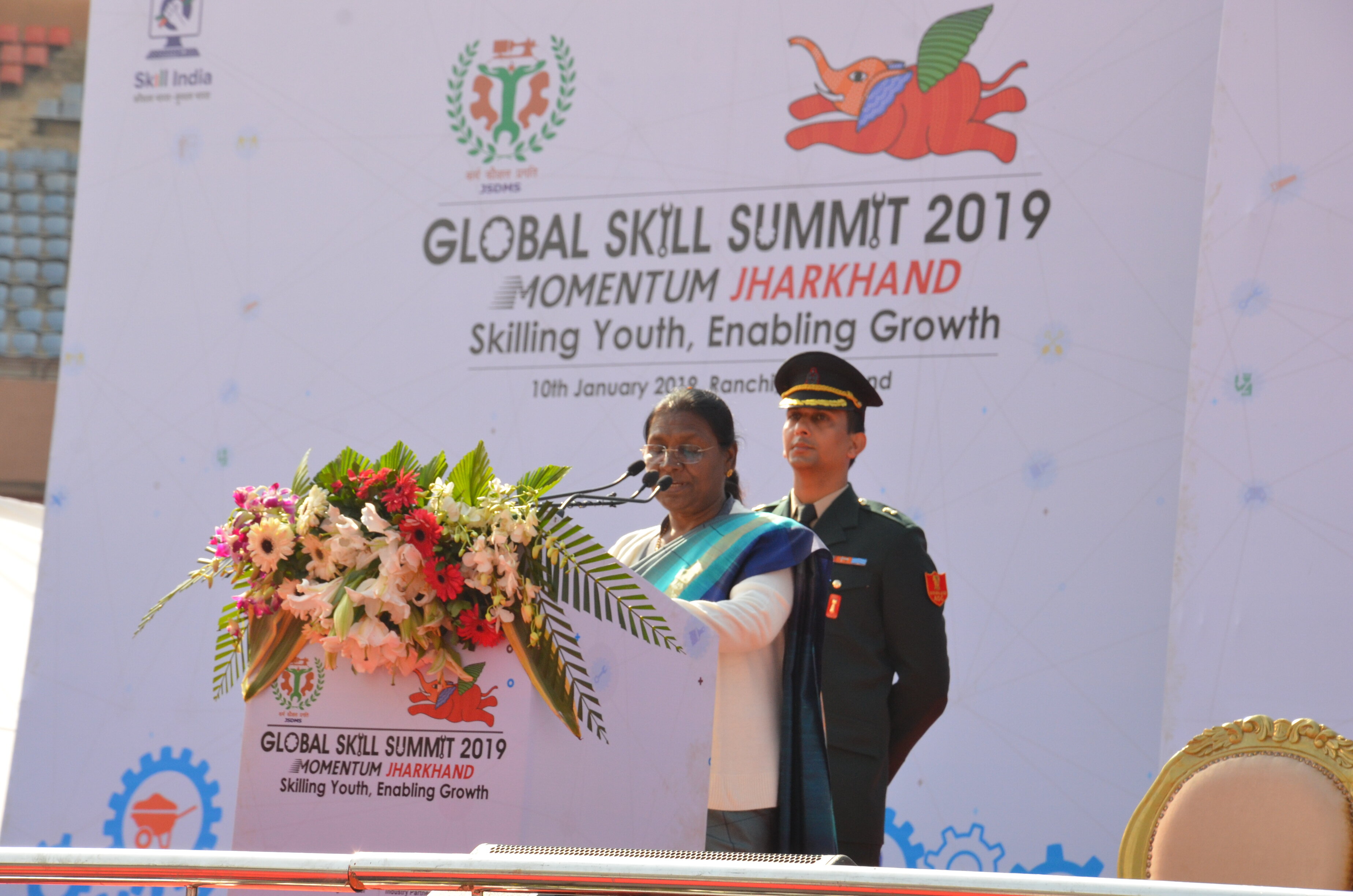 आयोजित “Global Skill Summit 2019” के अवसर पर माननीय राज्यपाल के अभिभाषण के मुख्या बिंदु