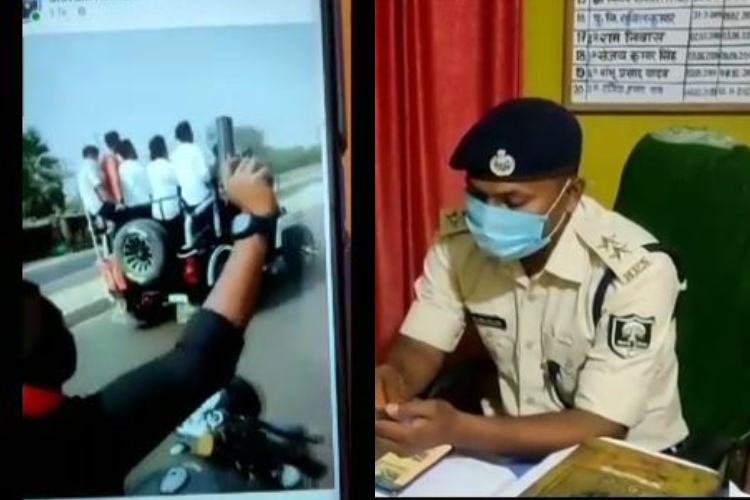 नकली हथियार लहराना पड़ा तीन युवकों को भारी, पुलिस ले गई गिरफ्तार कर तो हुआ खुलासा