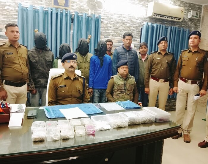 समस्तीपुर पुलिस ने किया बड़े लूटकांडका उद्द्भेदन.